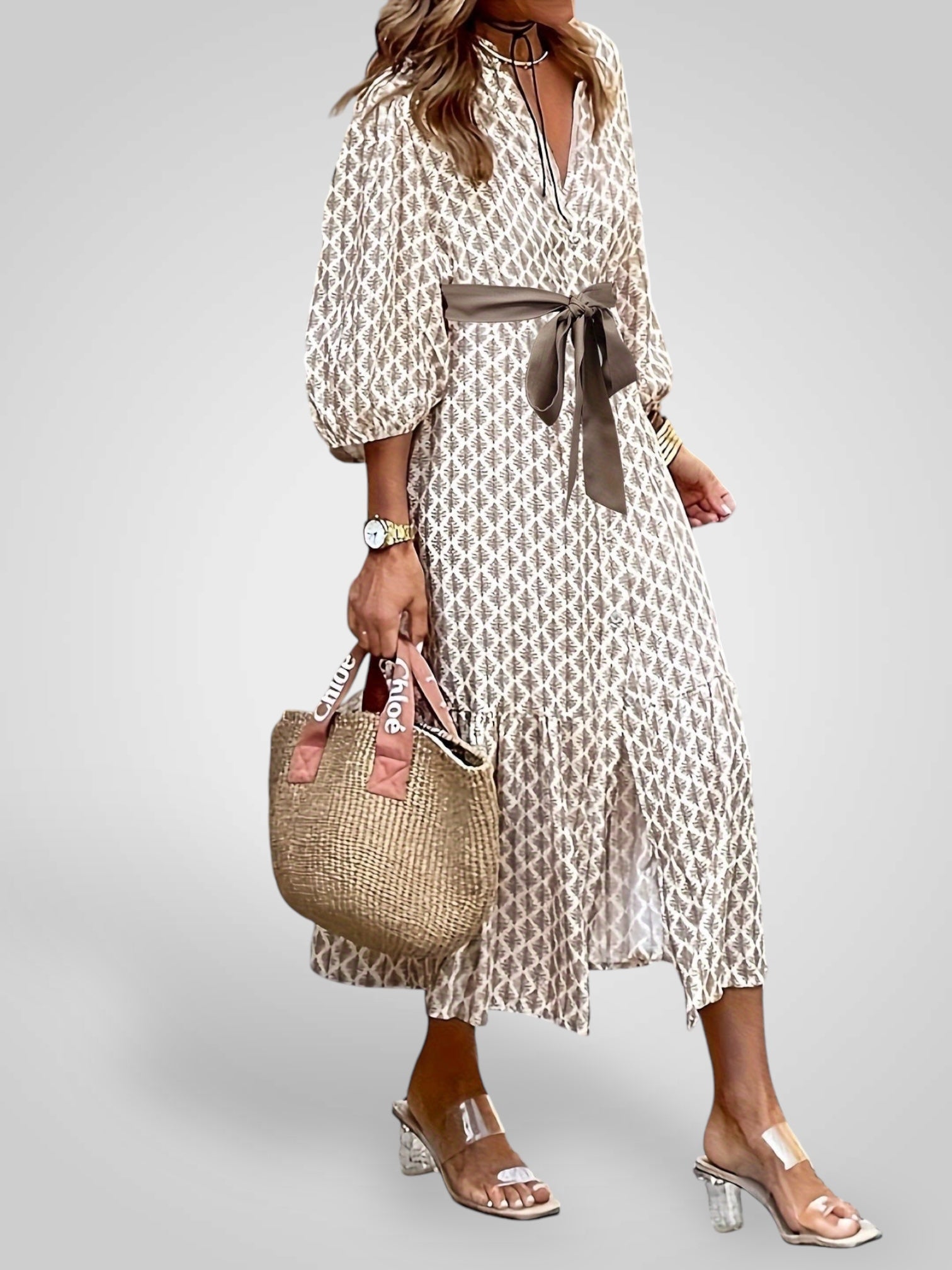 Velora™ | SoftGrace Shirt Dress
