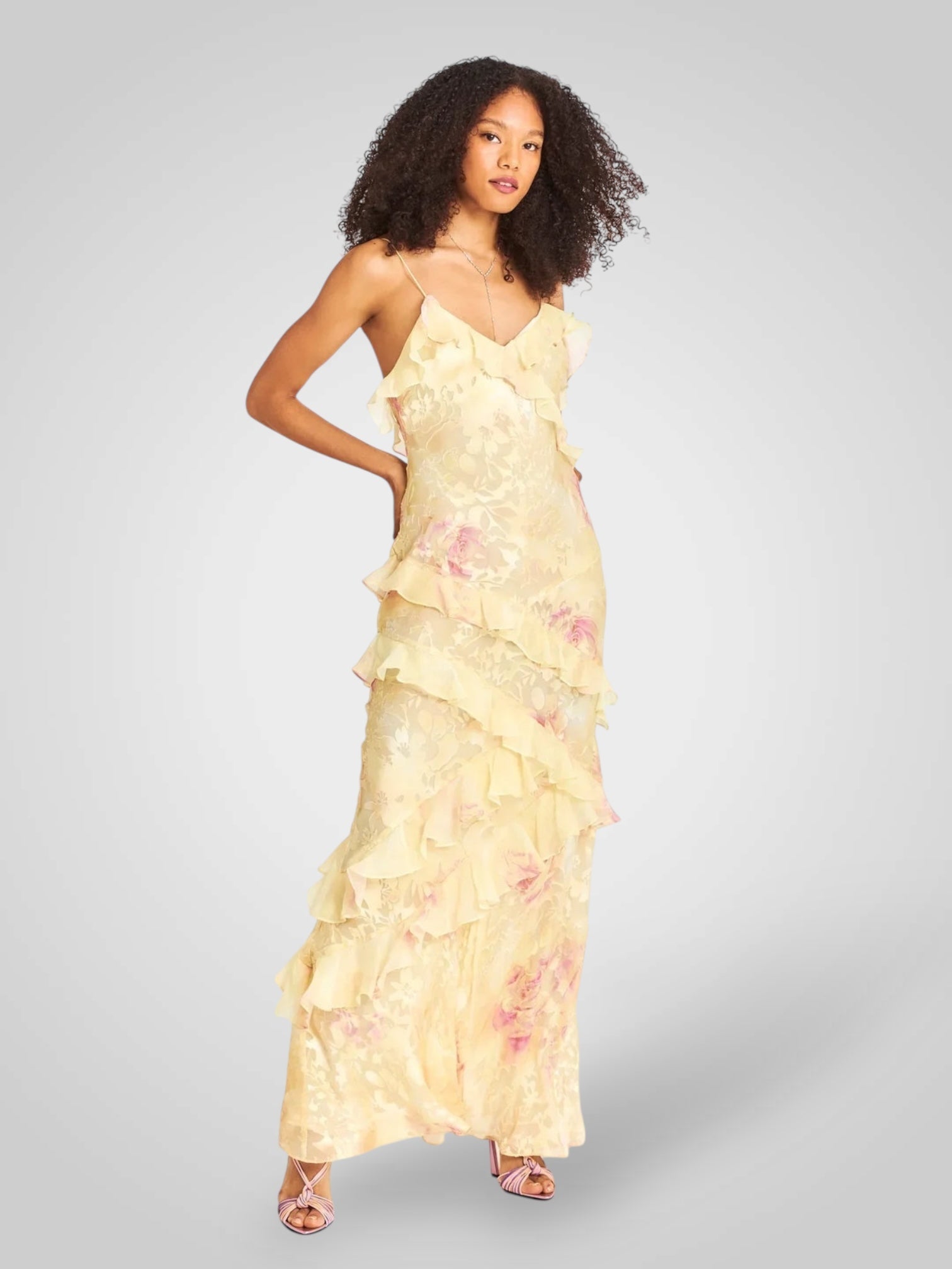 Velora™ | Estella Ruffle Maxi Dress